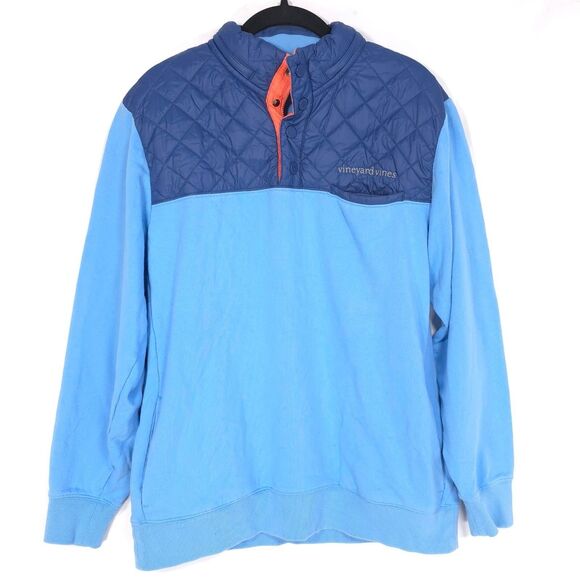 Vineyard Vines Other - Vineyard Vines Performance MEDIUM Snap Shep Ian Men’s Shirt Blue Ocean Breeze